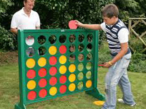 GIANT YARD GAME RENTALS connect four